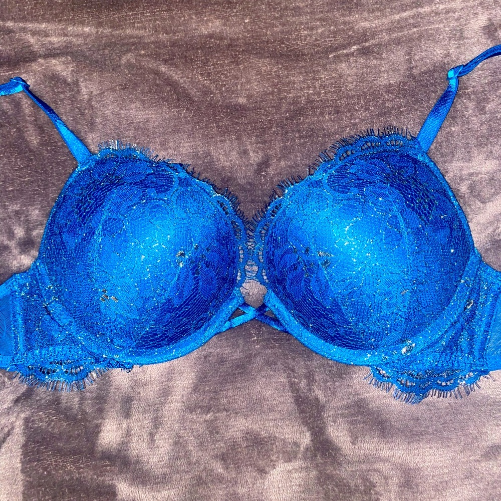 Blue , Lace , Bombshell Bra from Victoria’s Secret!!!